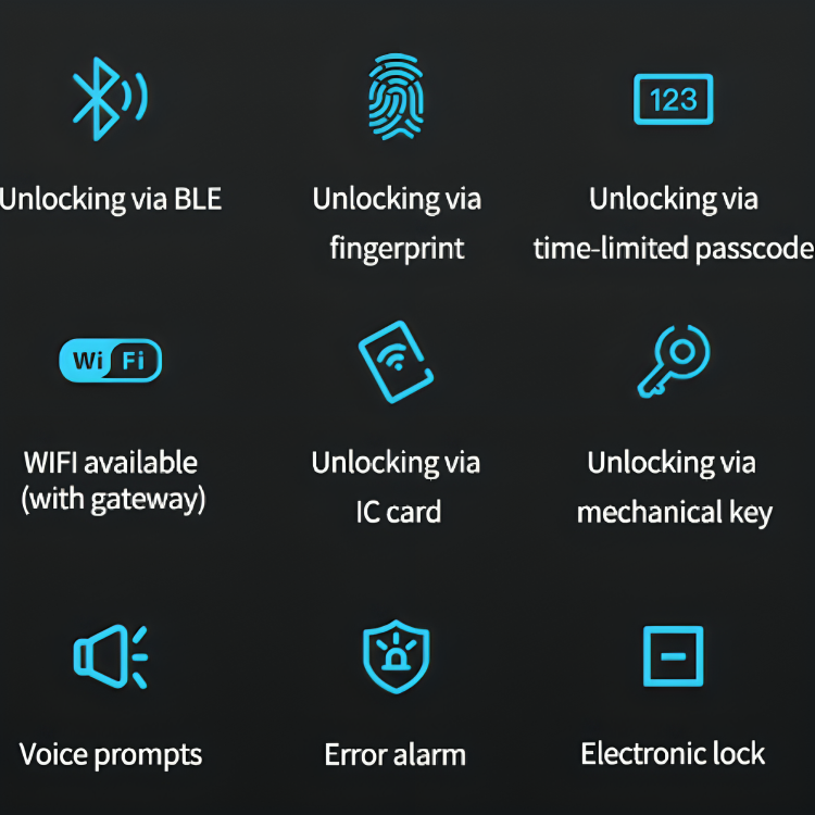 MysticGuard⢠| Keyless Smart Door Lock with Biometric Access | Secure Entry for Home & Office