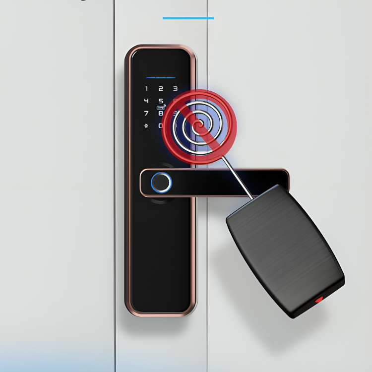 MysticGuard⢠| Keyless Smart Door Lock with Biometric Access | Secure Entry for Home & Office