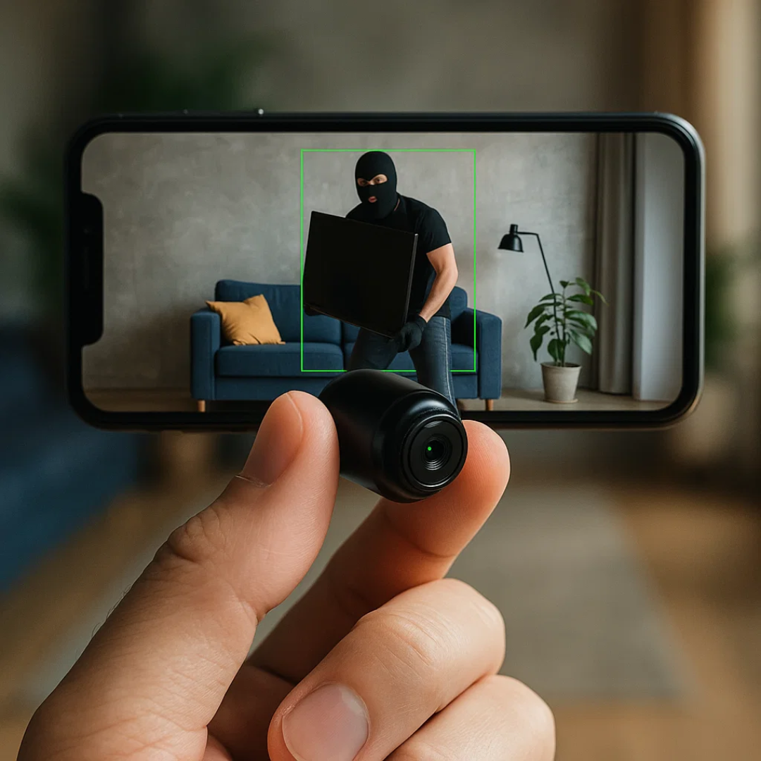 Mini Wireless Hidden Camera and Audio - Tiny Surveillance Mini Spy Cameras Wireless Nanny Monitoring