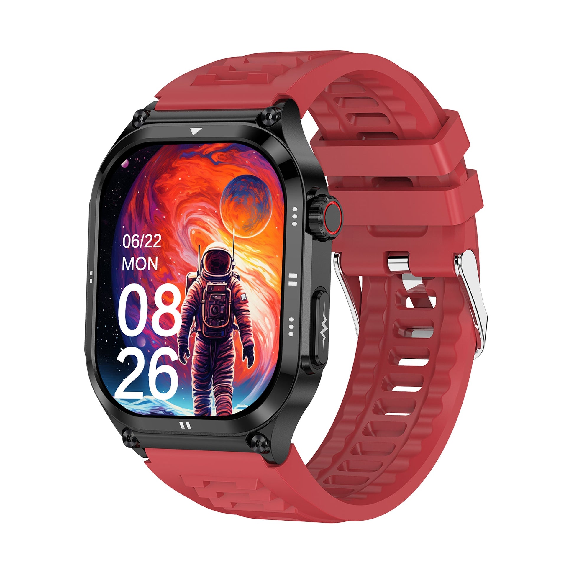 KH49 Outdoor ECG Health Smart Watch Blood Oxygen Pressure AMOLED HD Screen Bluetooth Calling SOS Emergency Call