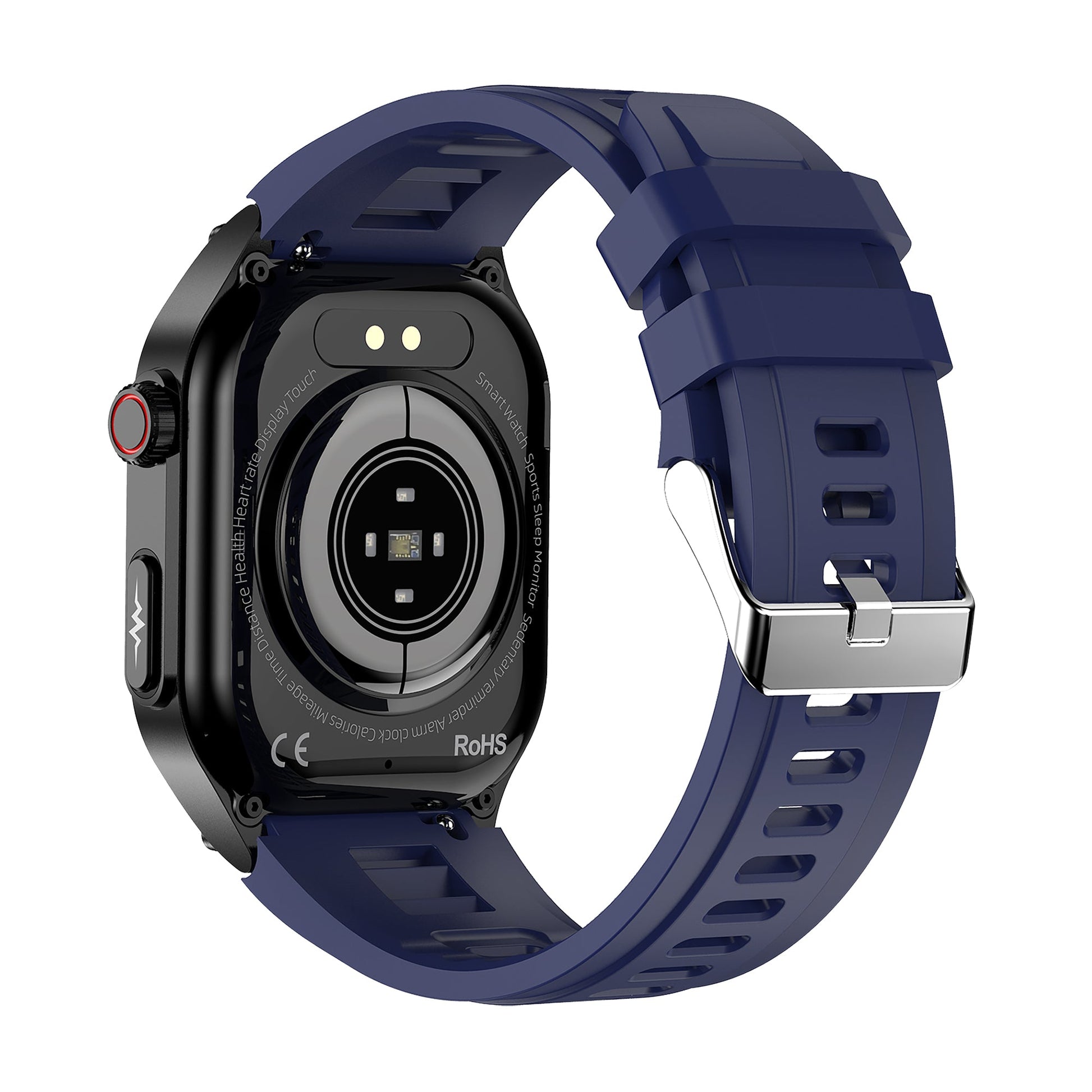 KH49 Outdoor ECG Health Smart Watch Blood Oxygen Pressure AMOLED HD Screen Bluetooth Calling SOS Emergency Call