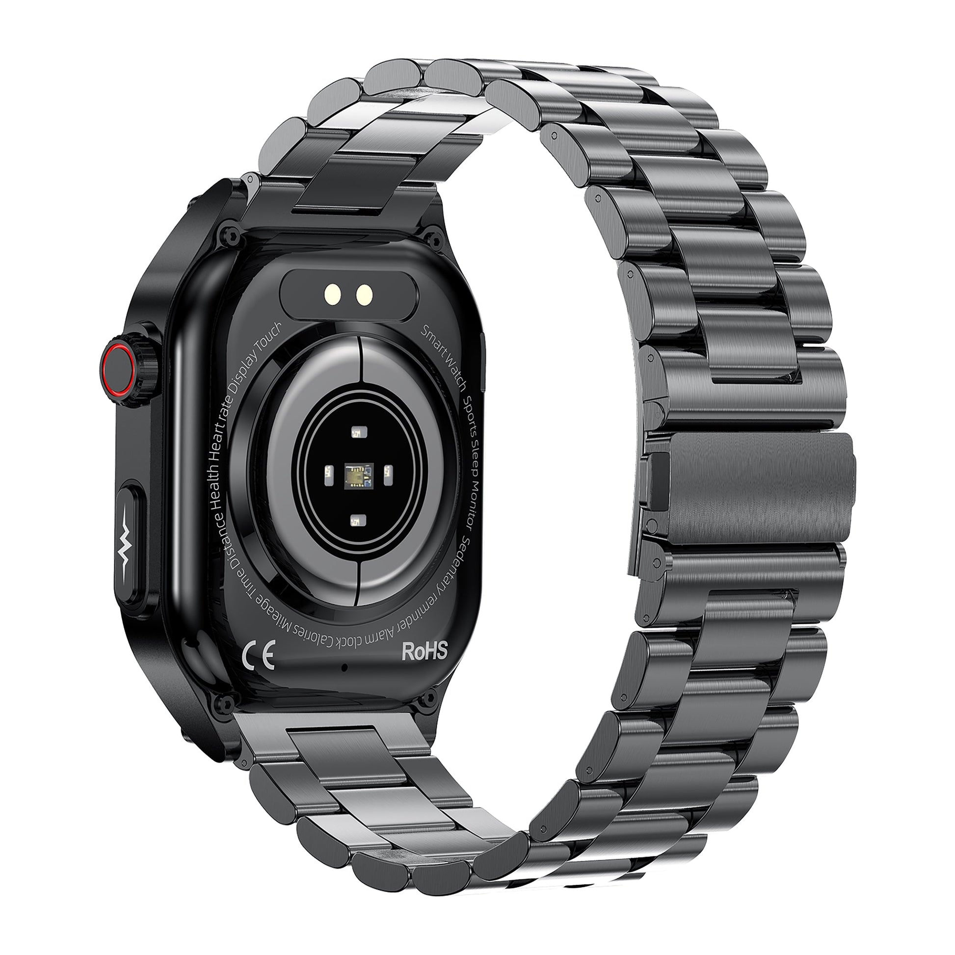 KH49 Outdoor ECG Health Smart Watch Blood Oxygen Pressure AMOLED HD Screen Bluetooth Calling SOS Emergency Call
