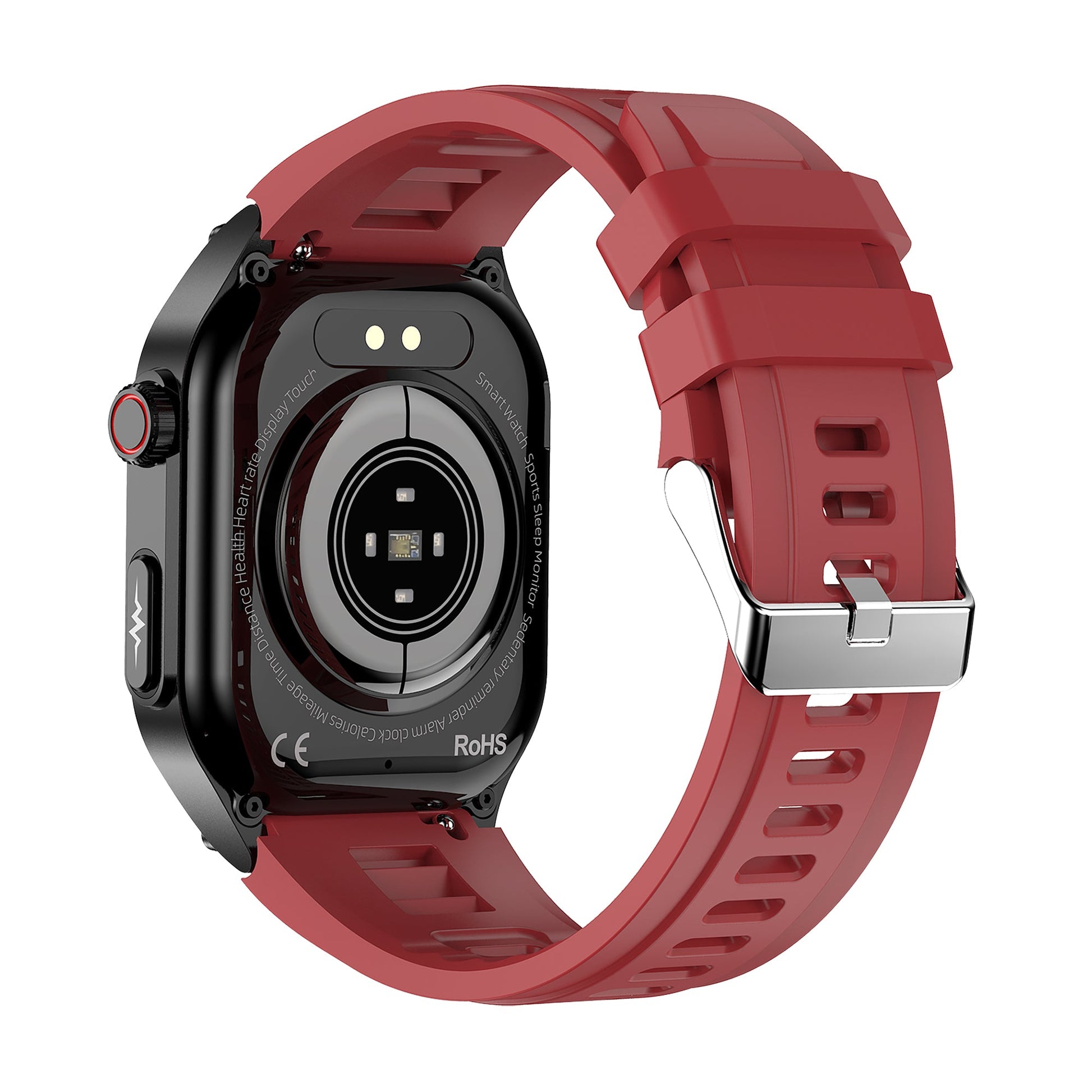 KH49 Outdoor ECG Health Smart Watch Blood Oxygen Pressure AMOLED HD Screen Bluetooth Calling SOS Emergency Call