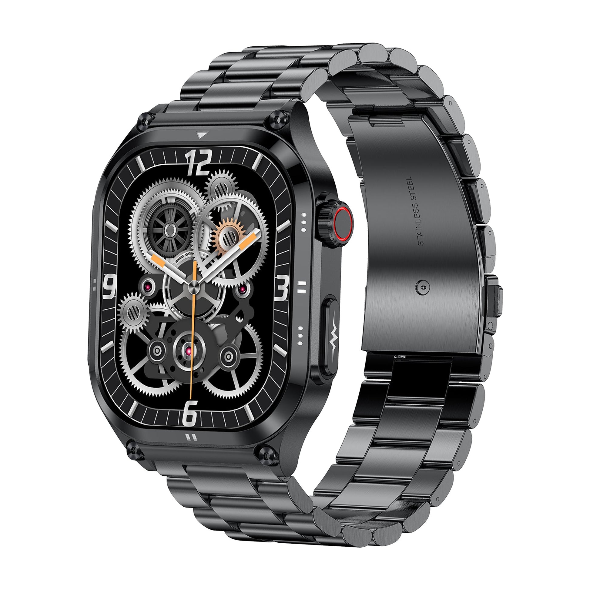 KH49 Outdoor ECG Health Smart Watch Blood Oxygen Pressure AMOLED HD Screen Bluetooth Calling SOS Emergency Call