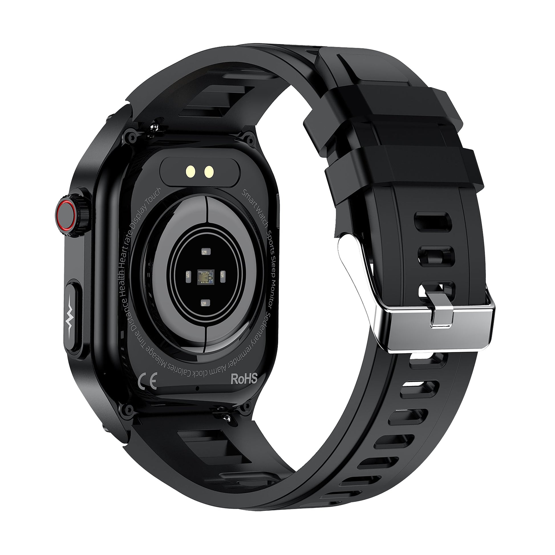 KH49 Outdoor ECG Health Smart Watch Blood Oxygen Pressure AMOLED HD Screen Bluetooth Calling SOS Emergency Call