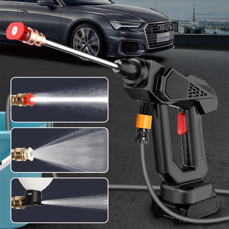 Cordless Portable High Pressure Spray Water Gun Set | Ideal for Cleaning Cars, Patios & Garden Furniture