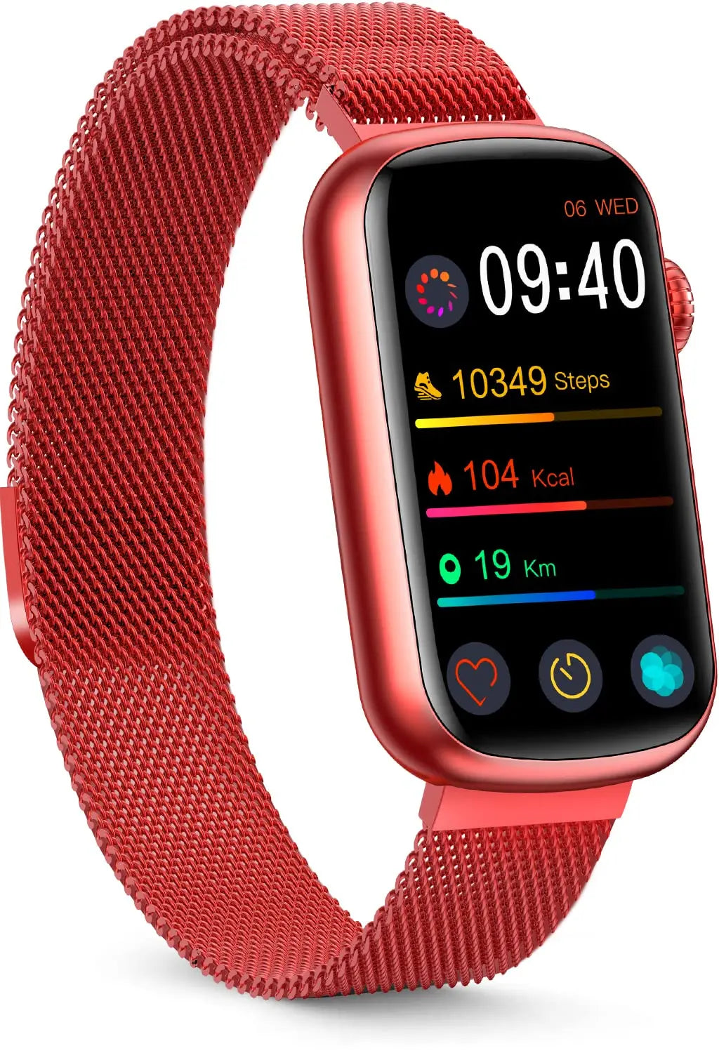 Slim Waterproof Blood Pressure Fitness Tracker