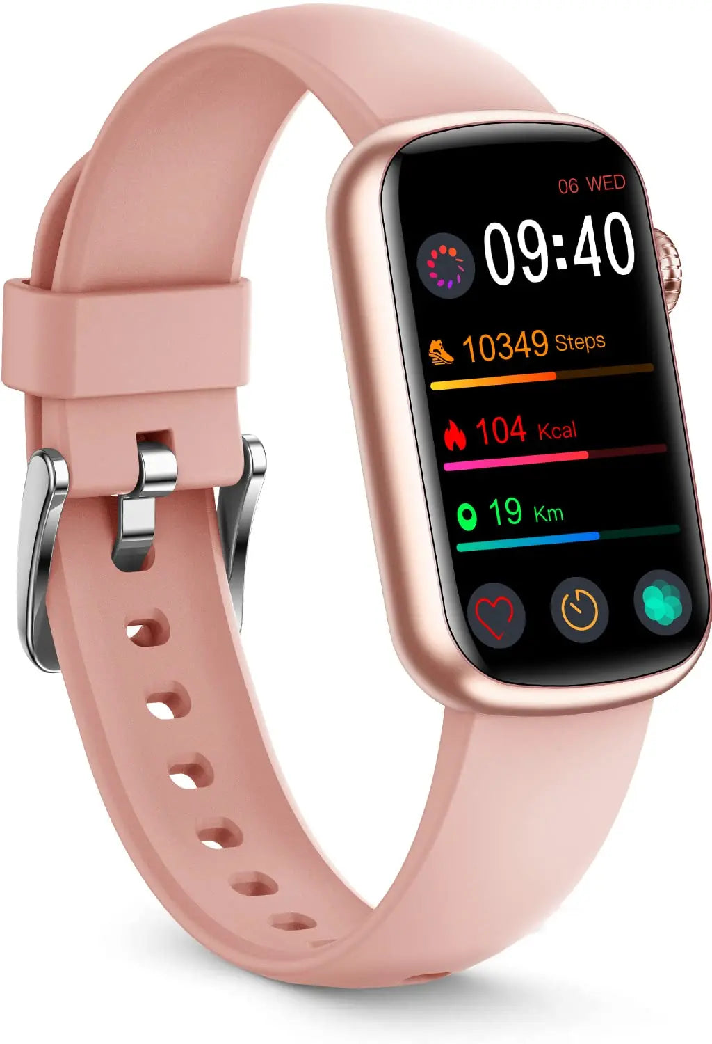Slim Waterproof Blood Pressure Fitness Tracker