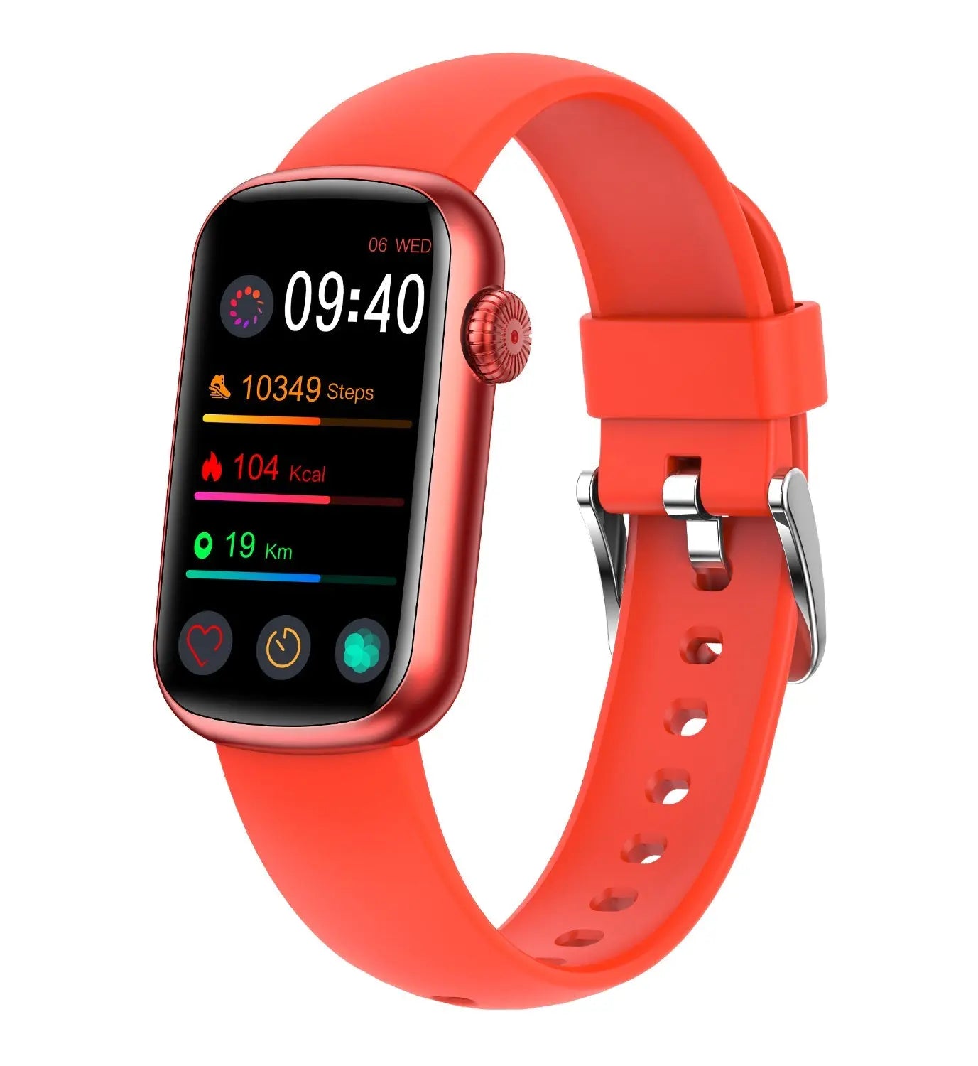 Slim Waterproof Blood Pressure Fitness Tracker