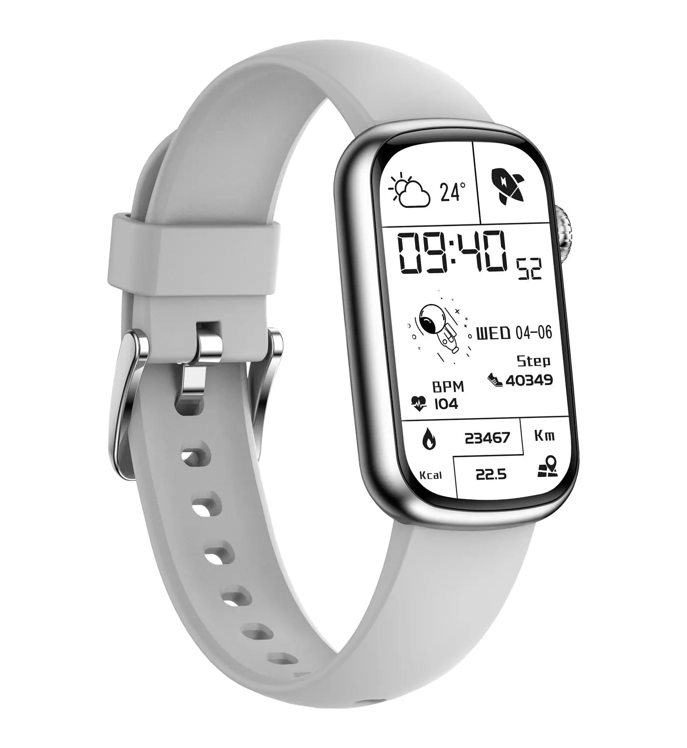Slim Waterproof Blood Pressure Fitness Tracker