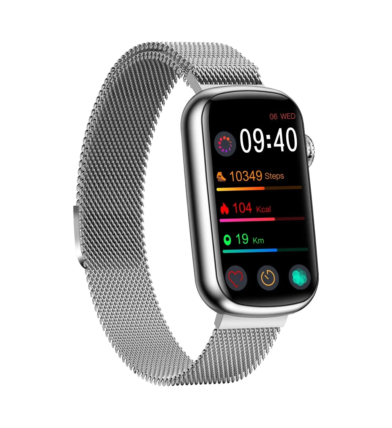 Slim Waterproof Blood Pressure Fitness Tracker