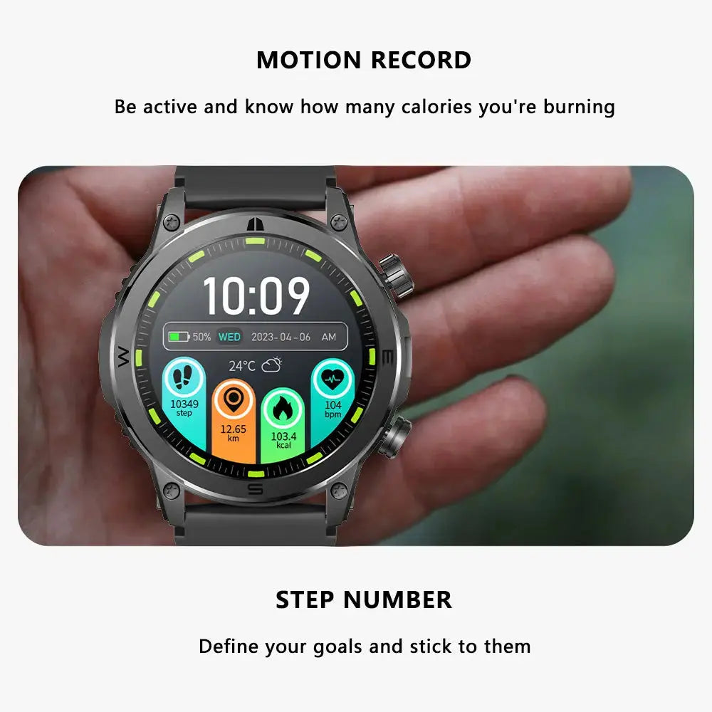 Best Men Strong Health Smartwatch with 38% More Data Accuracy