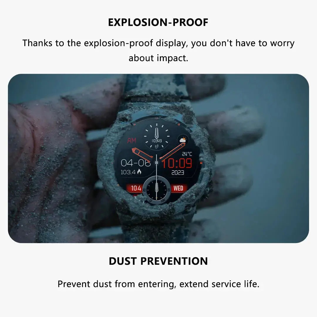 Best Men Strong Health Smartwatch with 38% More Data Accuracy