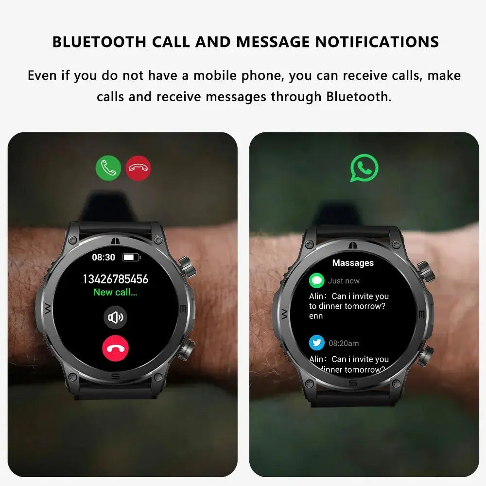 Best Men Strong Health Smartwatch with 38% More Data Accuracy