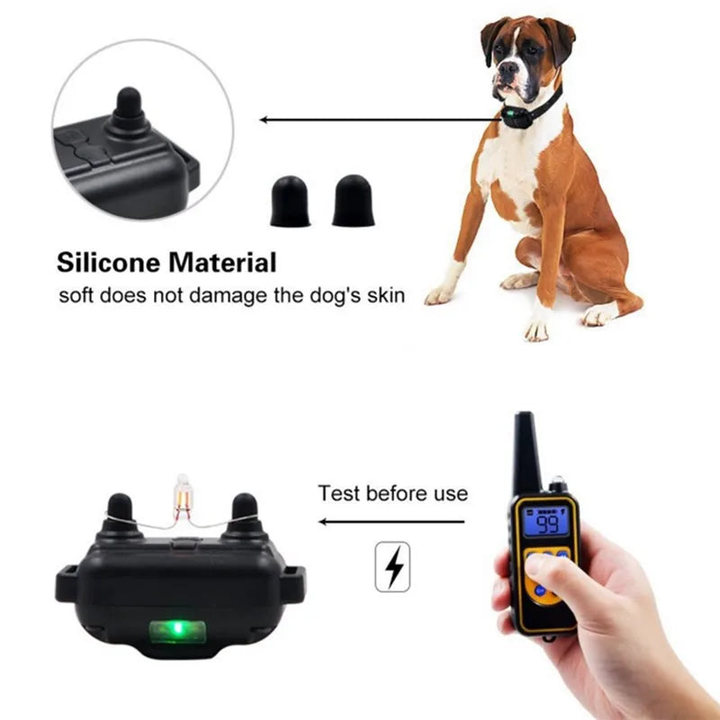 Adjustable Electric Dog Training E-Collar β Safe, Effective Remote Control