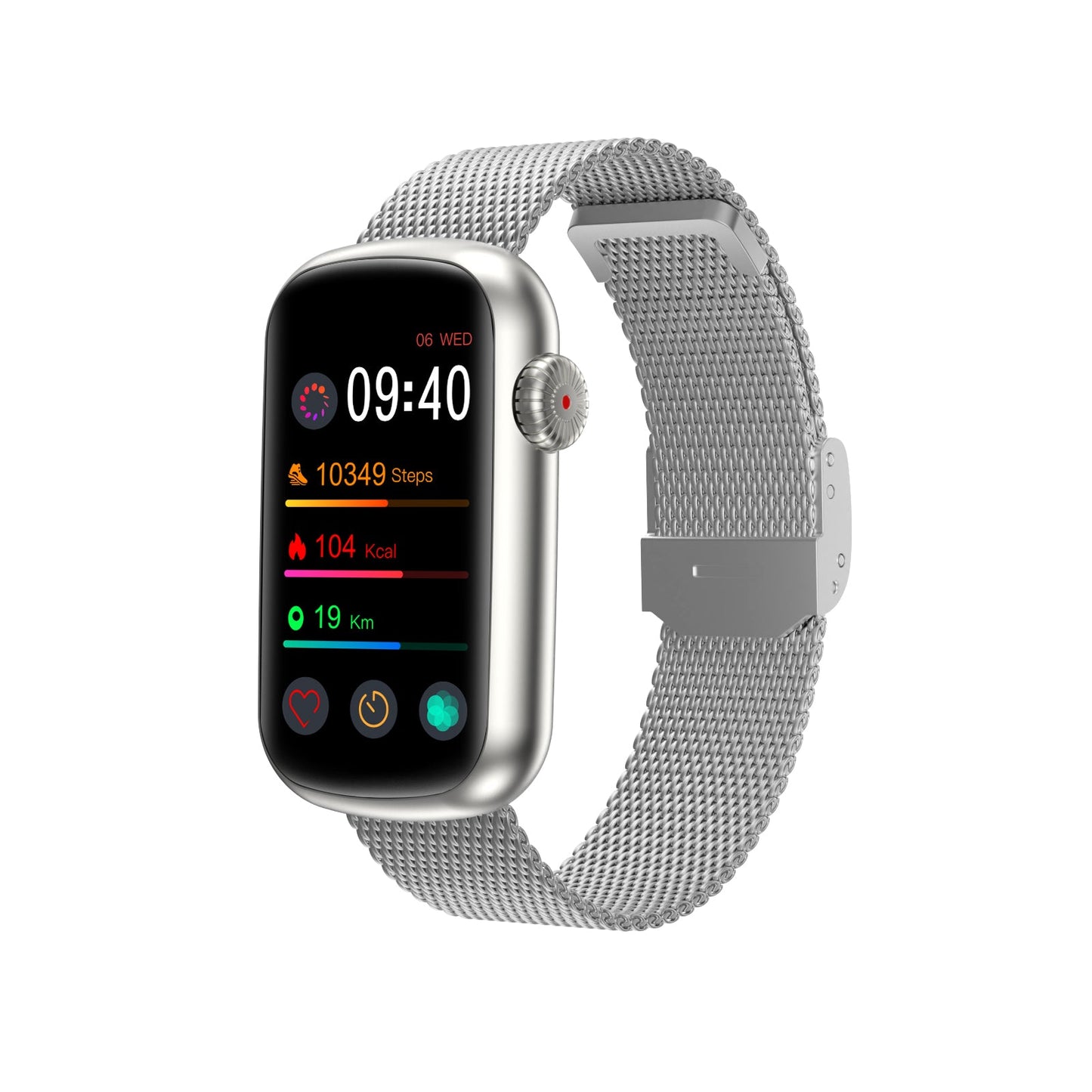 Slim Waterproof Blood Pressure Fitness Tracker