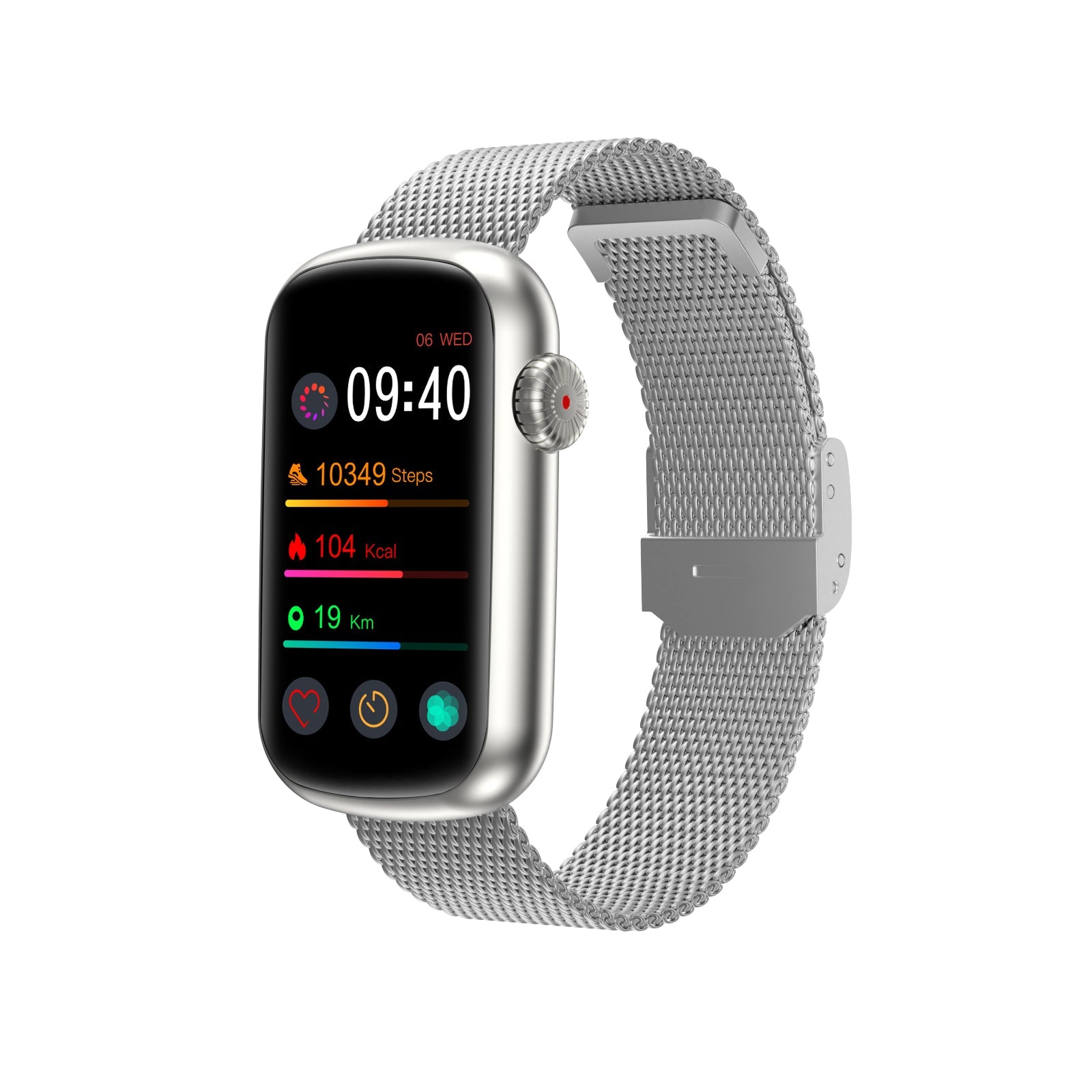 Slim Waterproof Blood Pressure Fitness Tracker