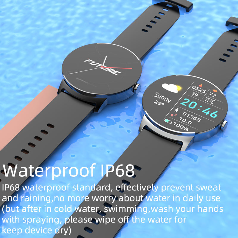 KHS2 Health Fashion Watch Hear Rate Monitoring Blood Pressure Blood Oxygen NFC
