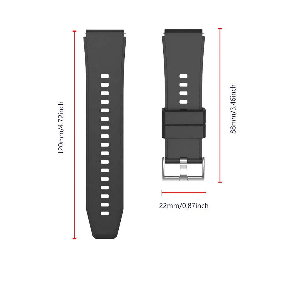 FitActive Series TPU/Leather 6 Types Replacement Watch Straps
