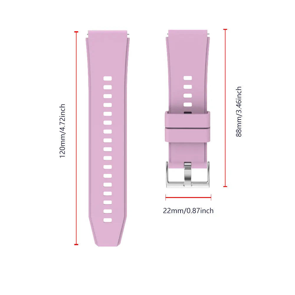 FitActive Series TPU/Leather 6 Types Replacement Watch Straps