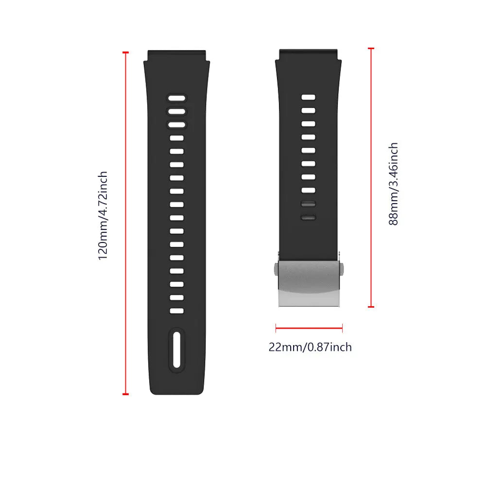 FitActive Series TPU/Leather 6 Types Replacement Watch Straps