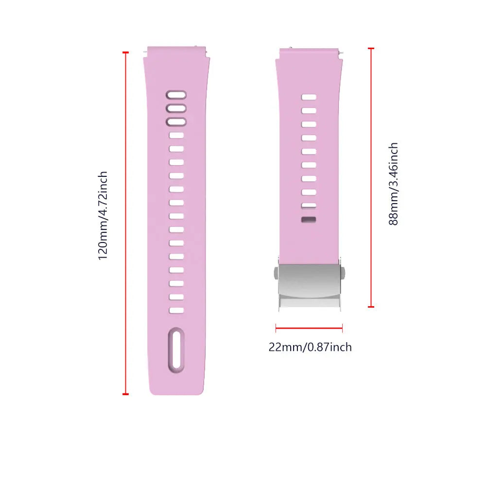 FitActive Series TPU/Leather 6 Types Replacement Watch Straps