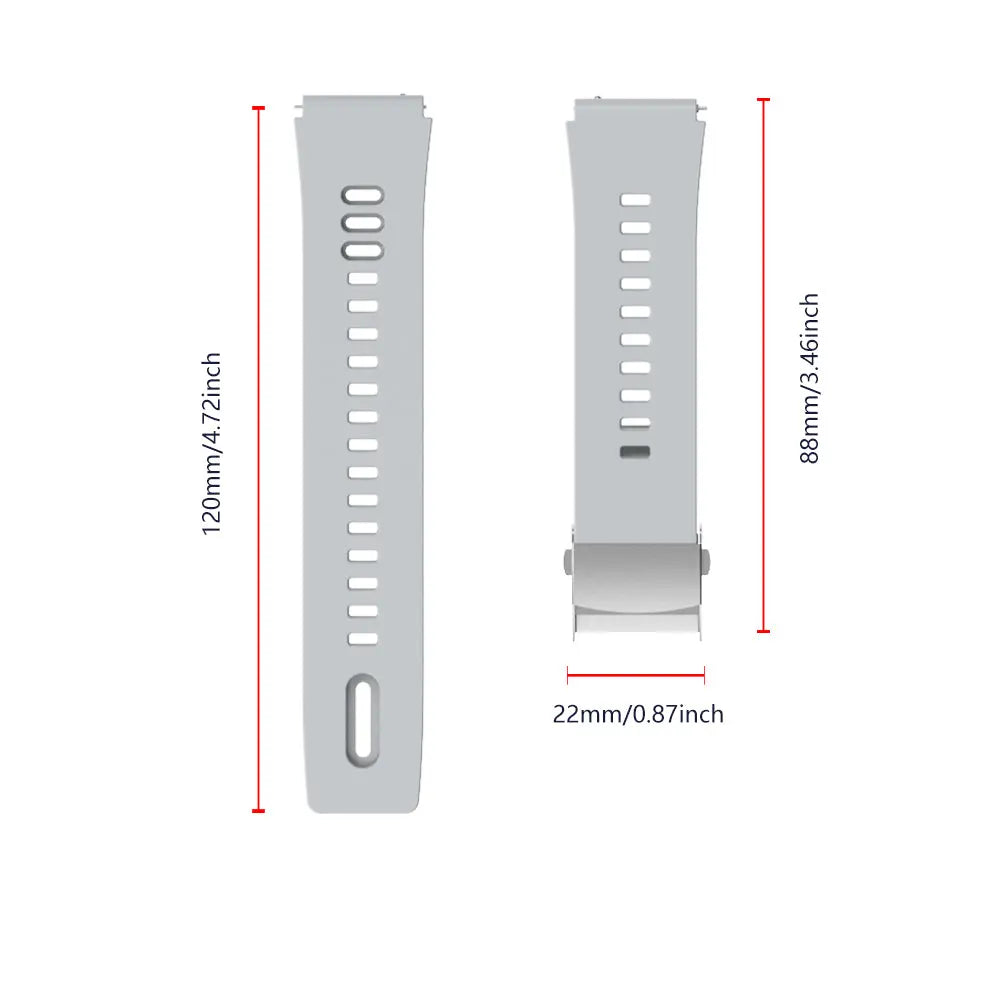 FitActive Series TPU/Leather 6 Types Replacement Watch Straps
