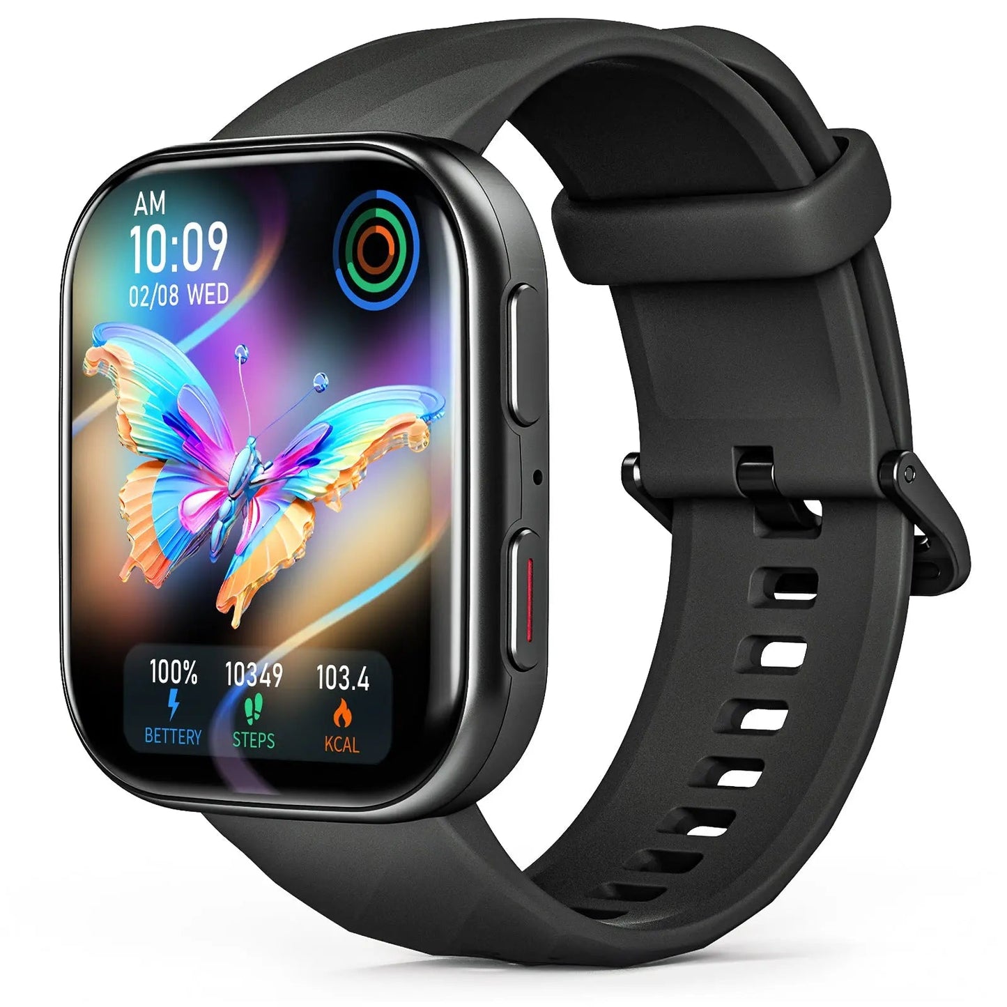 HM57 Health & Fitness Tracker 2024 (Answer/Make Calls), Smart Watch with HR+BP+SPO2 Monitor