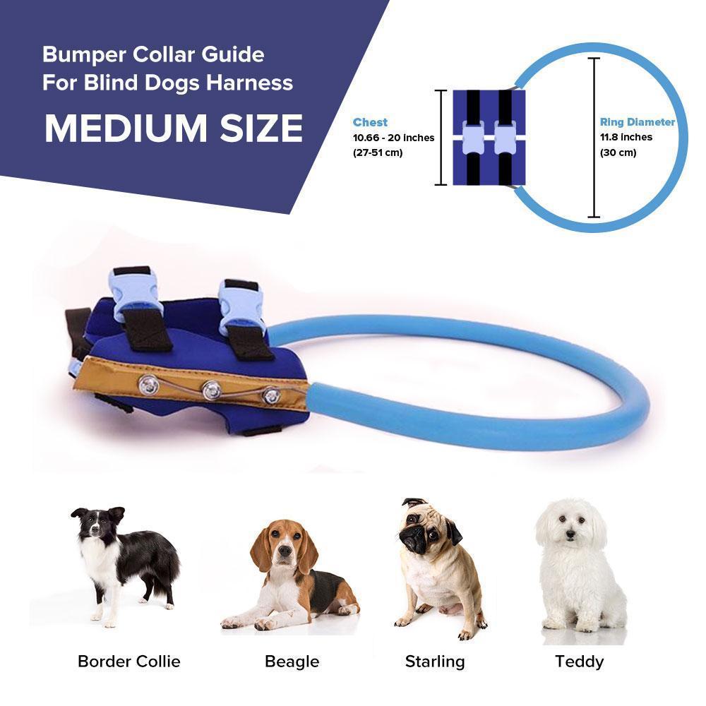 Bumper Collar Guide For Blind Dogs Harness