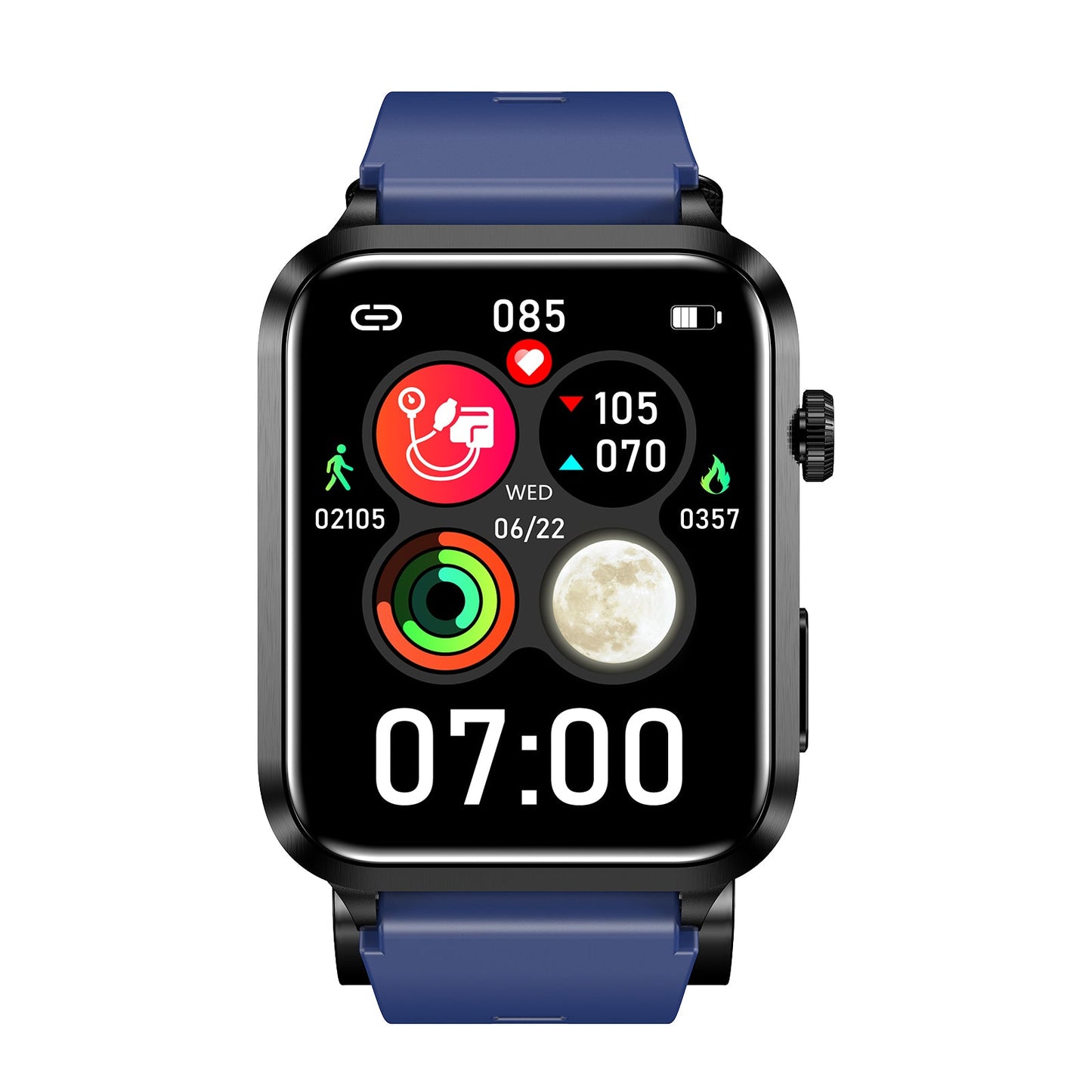 KHP1 Blood Pressure Smart Watch with Air Bags Cuff ECG Wrist BP Monitor