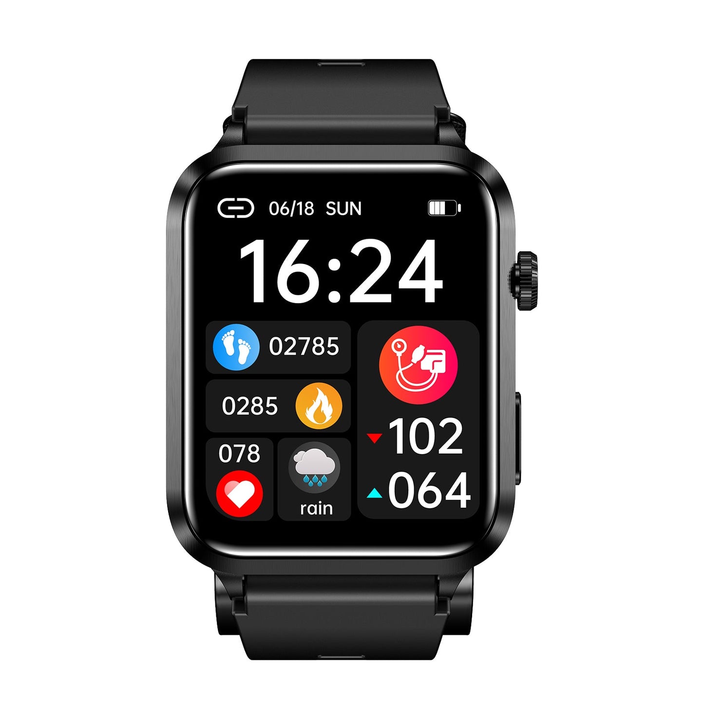 KHP1 Blood Pressure Smart Watch with Air Bags Cuff ECG Wrist BP Monitor