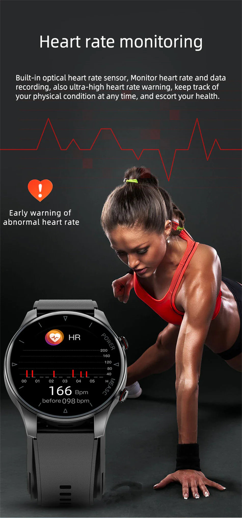 Blood Pressure Watch with Inflatable Airbag