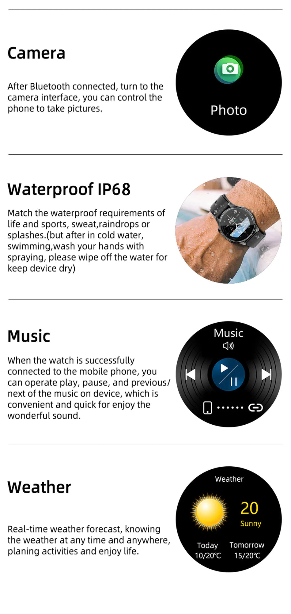 Blood Pressure Watch with Inflatable Airbag
