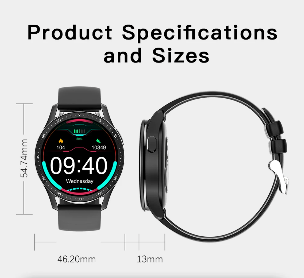 Fitness Smartwatch w/ Earbuds
