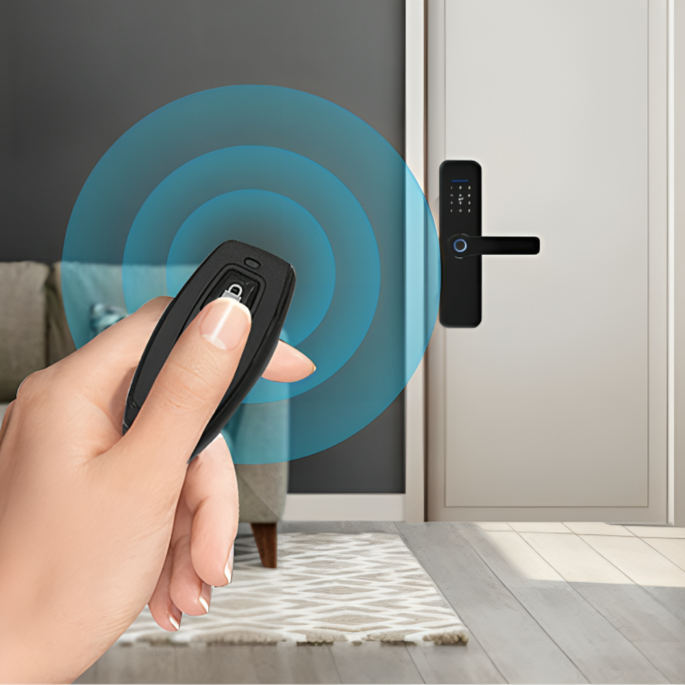 MysticGuard⢠| Keyless Smart Door Lock with Biometric Access | Secure Entry for Home & Office