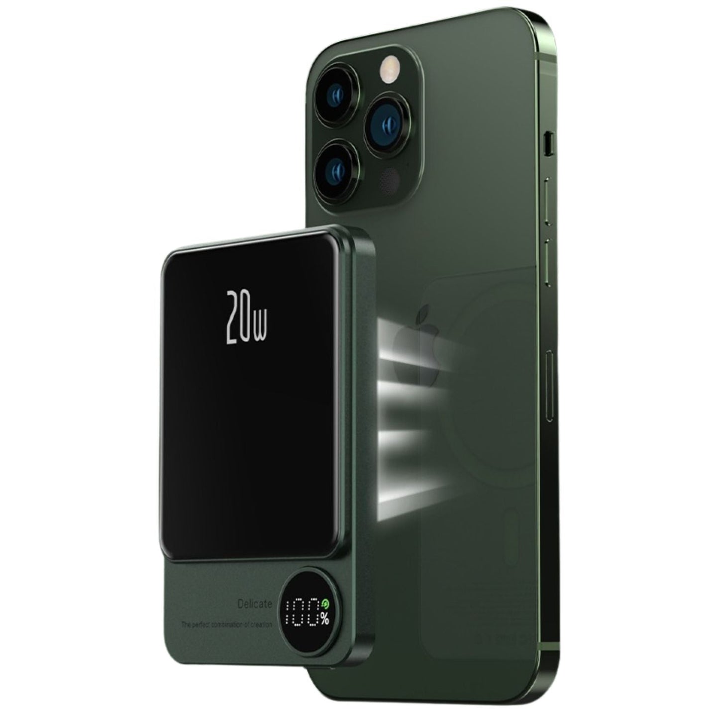 Sleek Magnetic Fast Charging Power Bank β Wireless, High-Capacity Backup Battery for All Devices