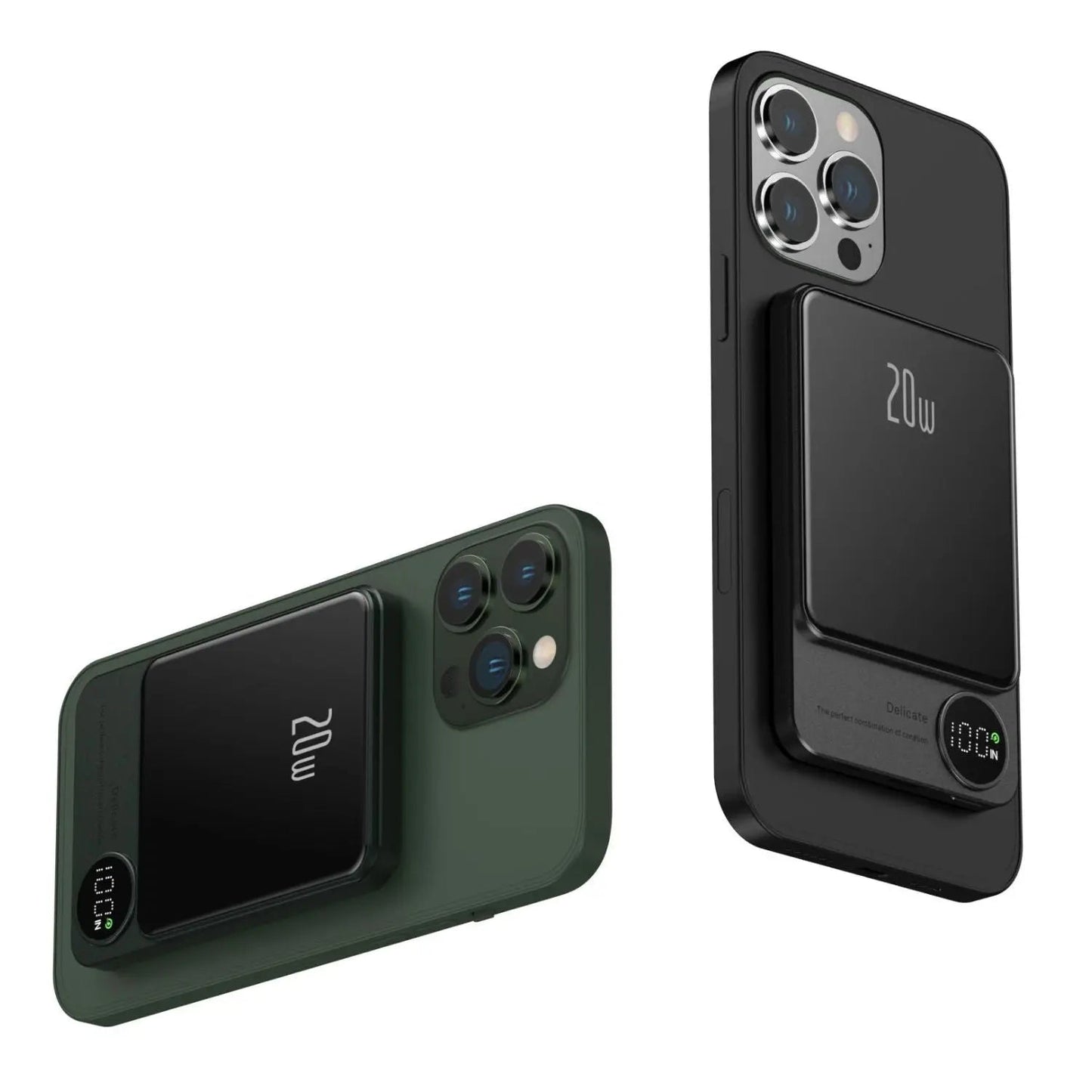 Sleek Magnetic Fast Charging Power Bank β Wireless, High-Capacity Backup Battery for All Devices