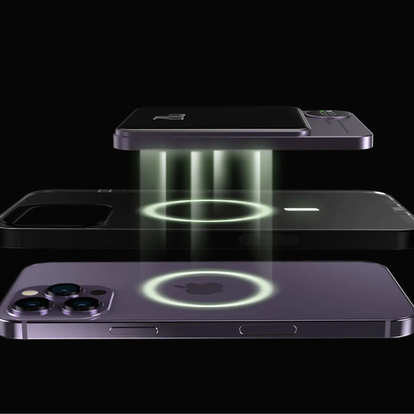 Sleek Magnetic Fast Charging Power Bank β Wireless, High-Capacity Backup Battery for All Devices