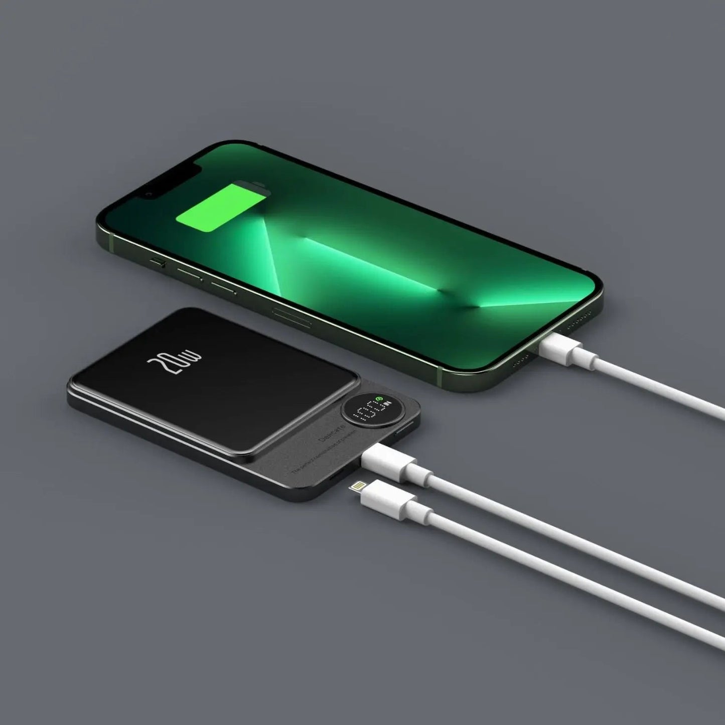 Sleek Magnetic Fast Charging Power Bank β Wireless, High-Capacity Backup Battery for All Devices