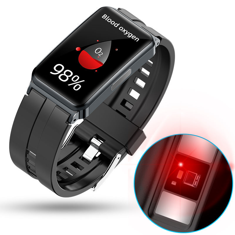 KH01 ECG Heart Rate HRV SPO2 Temperature Blood Pressure Smart Bracelet