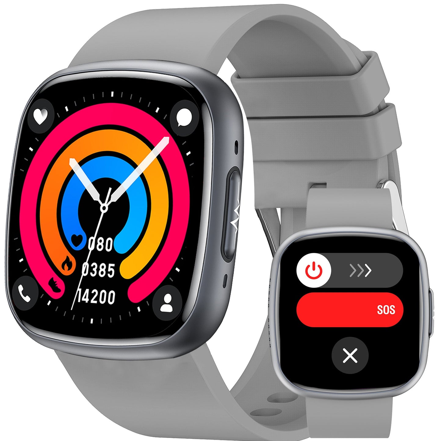 KH593 ECG/HRV Micro-Physical Examination Health Insights Blood Sugar Blood Oxygen Blood/Body composition Sleep SOS Bluetooth Call Smart Watch