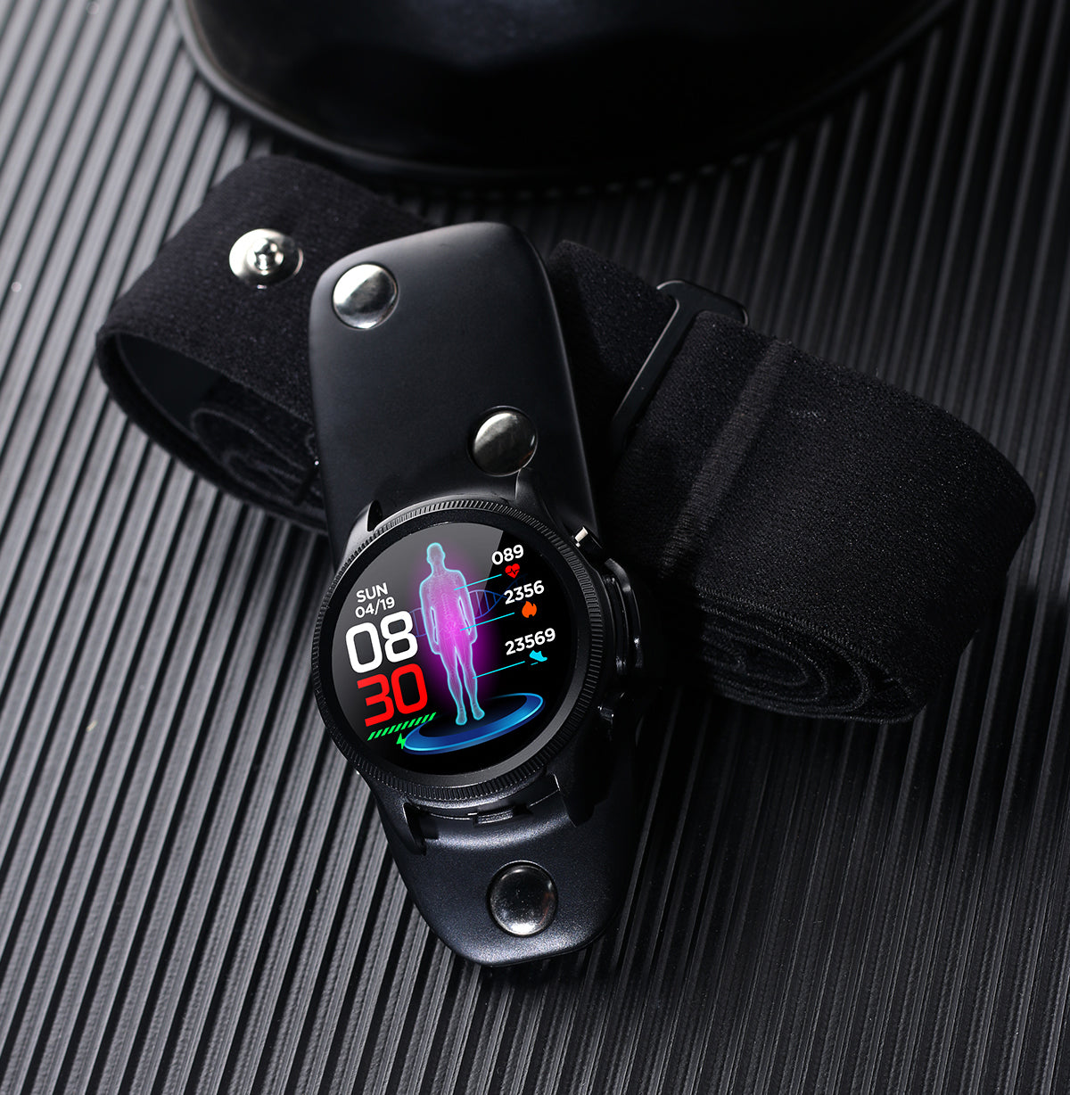 KH04 ECG PTT HRV Blood Oxygen Heart Rate Blood Pressure blood sugar Round