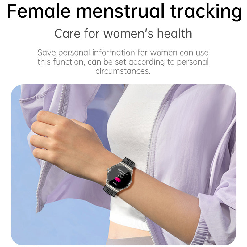 KHA2 AMOLED HD Screen Health Smart Watch ECG Uric ACID Blood Lipid Bluetooth Call