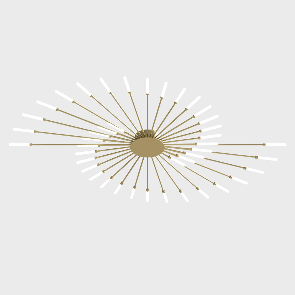 Contemporary LED Ceiling Light – Industrial Fireworks Design for Living & Dining Rooms
