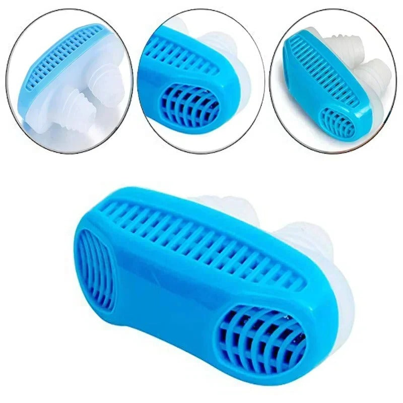 2-in-1 Anti Snore Device and Air Purifier Nose Clip