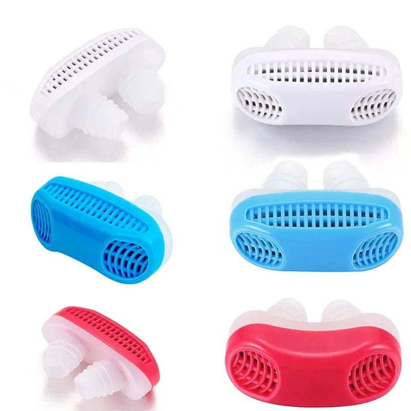 2-in-1 Anti Snore Device and Air Purifier Nose Clip