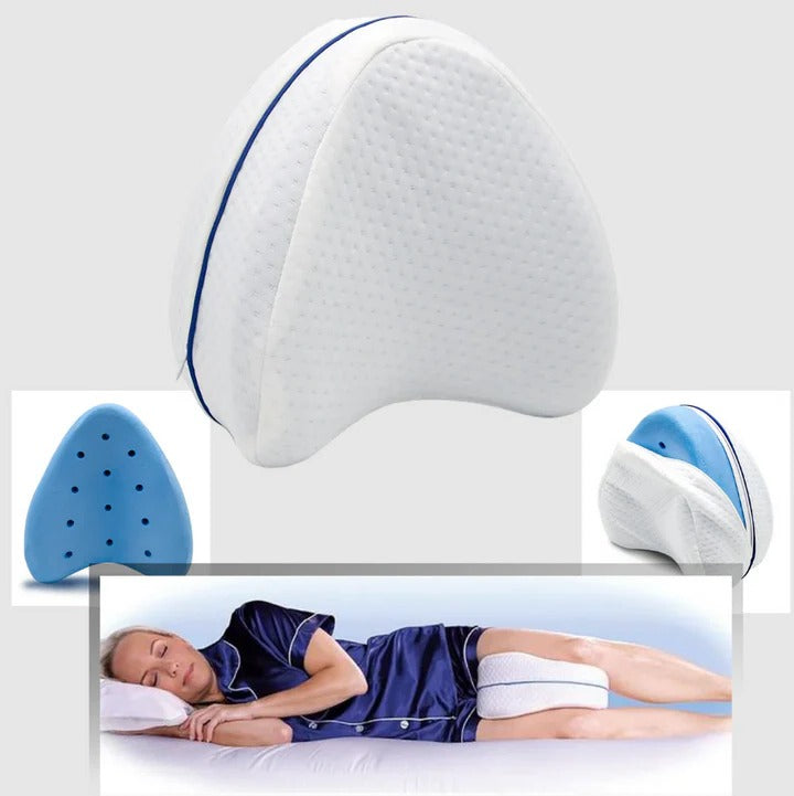 knee and leg pillow with memory foam