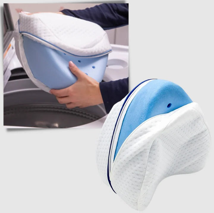 knee and leg pillow with memory foam