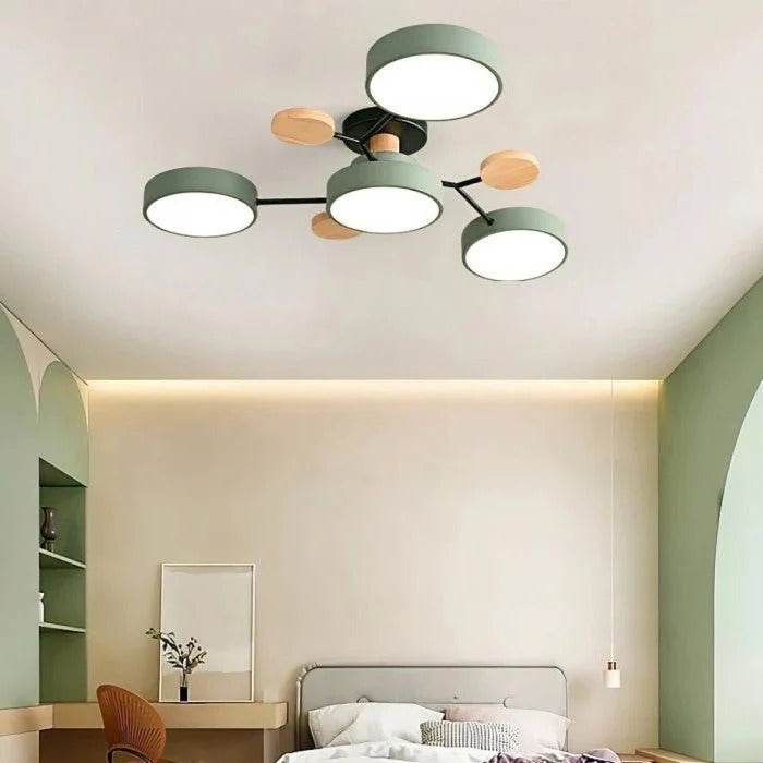 Stylish Ceiling Light with Branching Design and LED Technology
