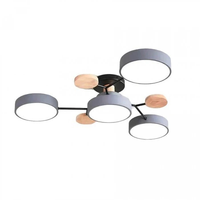 Stylish Ceiling Light with Branching Design and LED Technology